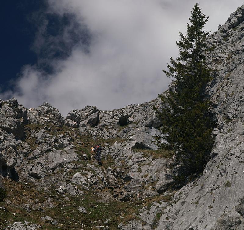 PICT86782_080512_Bruennstein_Klettersteig_c.jpg - Kraxelei am Brünnstein